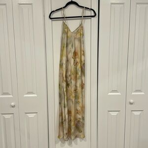 Zara silky slip dress size small.